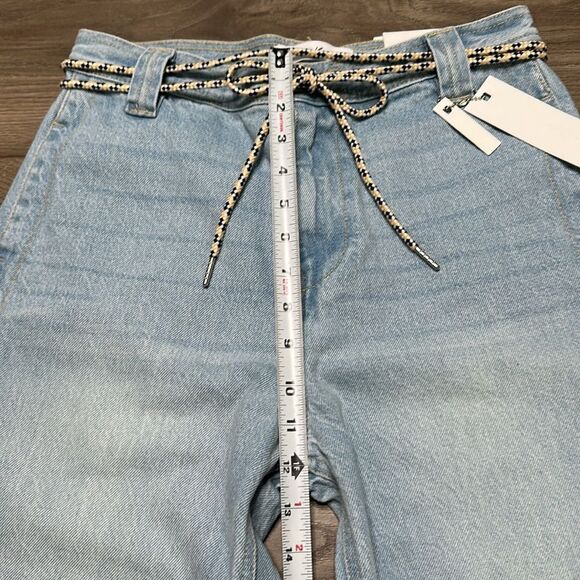 KanCan Winona Ultra High Rise 90’s Flare Boyfriend Snap Jeans Blue Size 27 - Picture 10 of 14